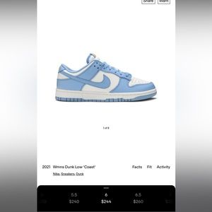 wmns dunk low coast ucla